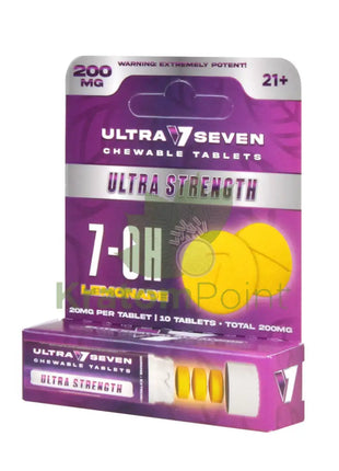 Ultra Seven 7-OH Lemonade Chewable Tablets 200mg 10 count Hydroxy