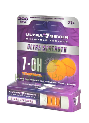 Ultra Seven 7-OH Tropical Chewable Tablets 200mg 10 count Hydroxy