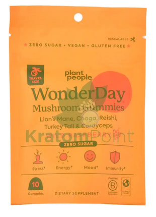 WonderDay Wild Raspberry Mushroom Gummies 10ct - Mushrooms