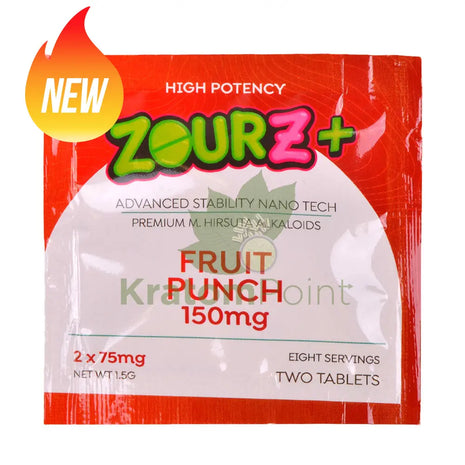 Zourz+ Advanced Stability Nano Tech M.Hirsuta Alkaloids 150mg Fruit Punch 2 count - M.Hirsuta